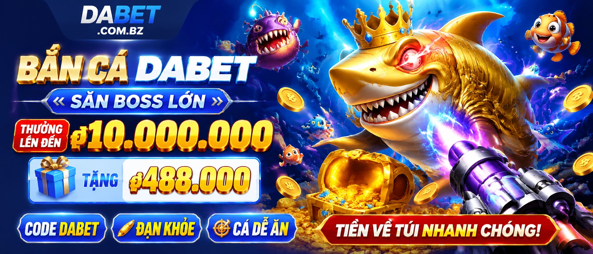 Minh họa khu vực Bắn Cá trên dabet.com.bz