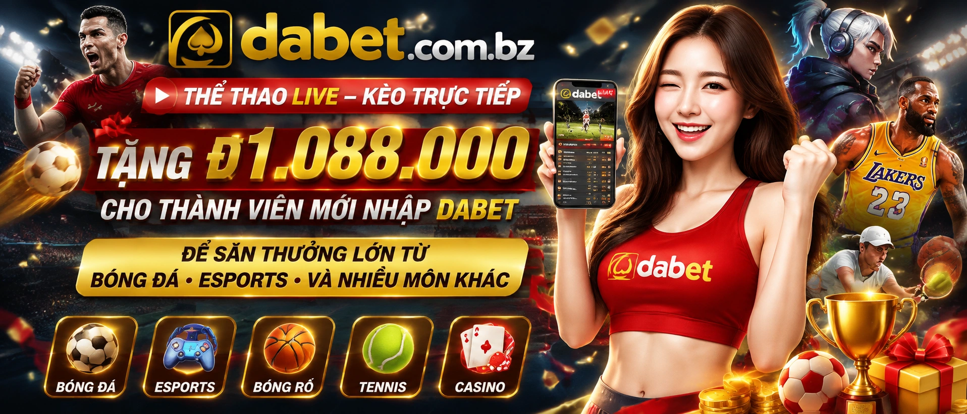 Màn hình theo dõi thể thao với thông tin giải đấu và cập nhật trận